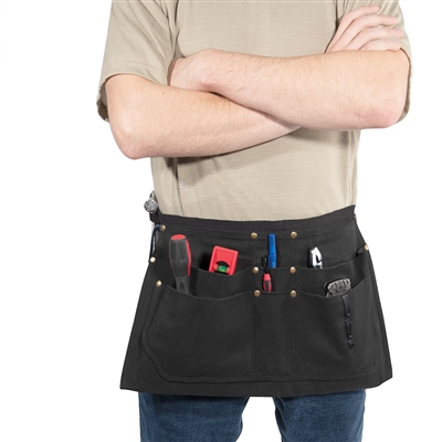 Rothco Black Canvas Waist Work Apron - 42024