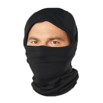 Rothco Black Hinged Helmet Liner Balaclava 42030