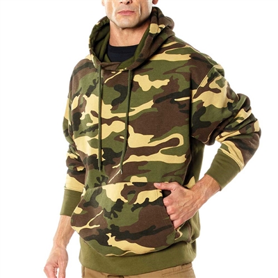 Rothco Woodland Camo Every Day Pullover Hooded Sweatshirt 42075