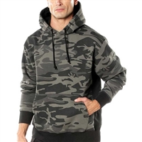 Rothco Black Camo Every Day Pullover Hooded Sweatshirt 42080