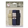 Rothco 3 Pack 54 Inch Military Style Web Belts - 44170