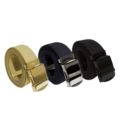 Rothco 44 inch 3 Pack Military Web Belts - 44171
