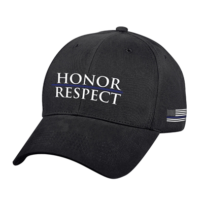 Rothco Honor and Respect Thin Blue Line Cap - 4463
