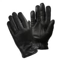 Rothco Black Leather Police Gloves - 4472