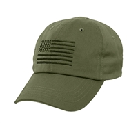 Rothco Olive Drab Tactical Operator Cap w US Flag 4633