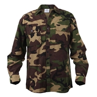 Rothco Woodland Camo Flannel Shirt - 4659