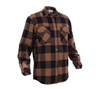 Rothco Brown Plaid Flannel Shirt - 4667