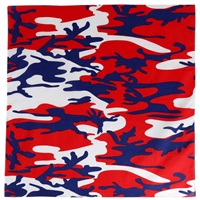 Rothco Red White and Blue Camo Bandana 4681