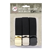 Rothco 4709 Black Military Web Belts 3 Pack