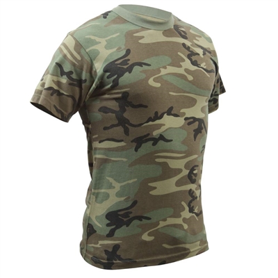 Rothco Woodland Camo Vintage T-Shirt 4777