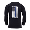 Rothco Thin Blue Line Long Sleeve T-Shirt - 4785