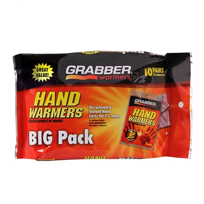 Grabber 10 Pack Hand Warmers 4926