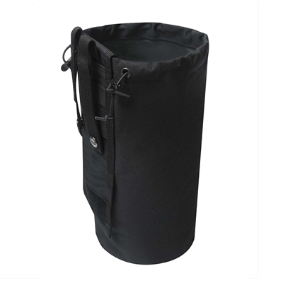 Rothco Black XL Roll-Up Utility Dump Pouch - 51013