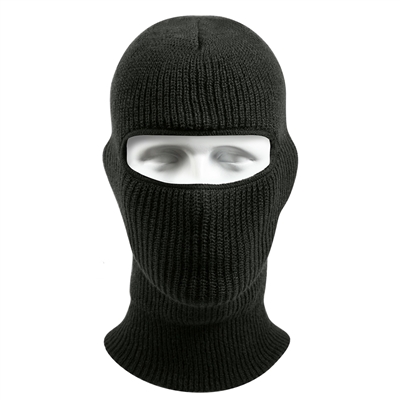 Rothco Black Wintuck One Hole Face Mask - 5515