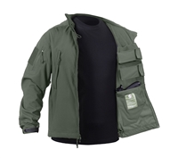 Rothco Olive Drab Concealed Carry Soft Shell Jacket - 55585