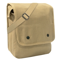 Rothco Khaki Canvas Map Case Shoulder Bag - 55970