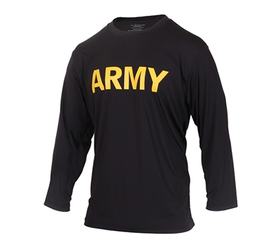 Rothco 56020 Long Sleeve Army PT Shirt