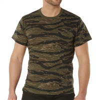 Rothco Moisture Wicking Tiger Stripe Camo Pocket T-Shirt 56960
