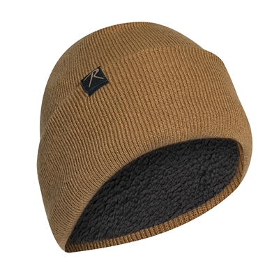 Rothco Deluxe Fine Knit Sherpa Lined Watch Cap 57971