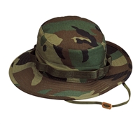 Rothco Woodland Camo Rip Stop Boonie Hat - 5817