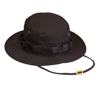 Rothco Black Rip Stop Boonie Hat - 5819