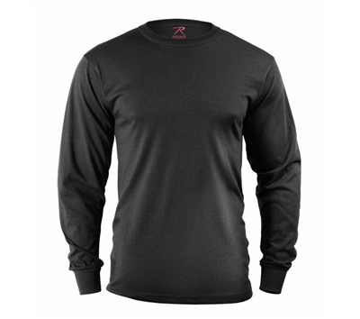 Rothco Black Long Sleeve T-shirt - 60212