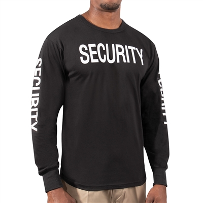 Rothco Long Sleeve Two-Sided Security T-Shirt 60230