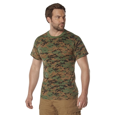 Rothco Woodland Digital Camo T-Shirt 60575