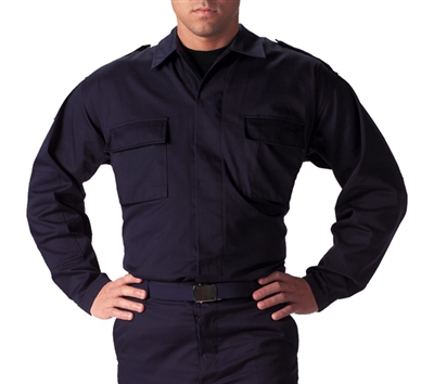 Rothco Navy BDU 2 Pocket Tactical Shirt - 6110