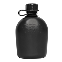 Rothco G.I. Black 1 Qt Plastic Canteen - 626