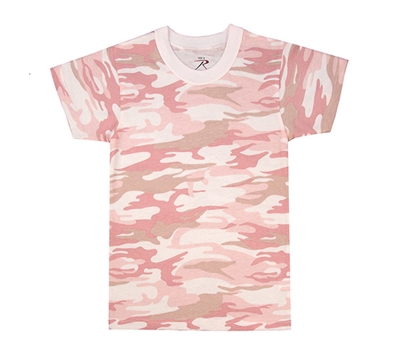 Rothco Kids Pink Camouflage T-Shirt - 6397