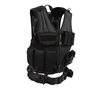 Rothco Black Cross Draw Tactical Vest - 6491