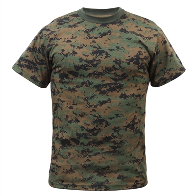 Rothco Digital Woodland Camo T-shirt - 6494