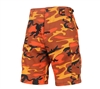 Rothco Savage Orange Camo BDU Shorts  65004