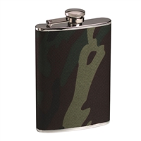 Rothco Woodland Camo Stainless Steel Flask - 651