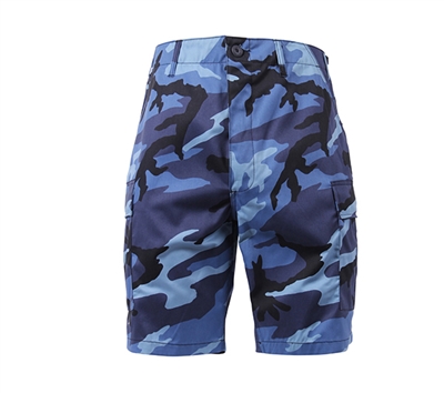 Rothco Sky Blue Camo BDU Shorts 65218