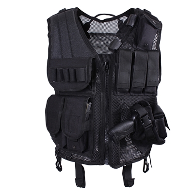 Rothco Black Quick Draw Tactical Vest - 6594