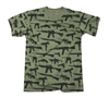 Rothco Olive Drab Multi Print Guns T-Shirt - 66360