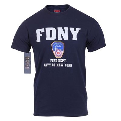 Rothco Navy FDNY T-Shirt - 6647