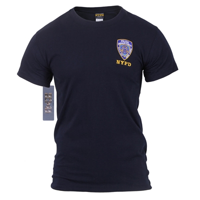 Rothco Navy NYPD Emblem T-Shirt - 6656