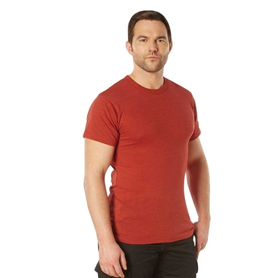 Rothco Solid Heather Red T-Shirt 66685