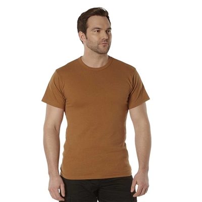 Rothco Solid Work Brown T-Shirt 66695
