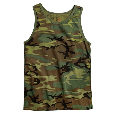 Rothco Woodland Camo Tank Top - 6702