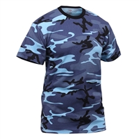 Rothco Kids Sky Blue Camo T-Shirt - 6707