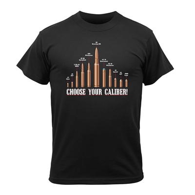 Rothco Choose Your Caliber T-shirt - 67380