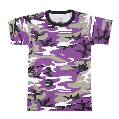Rothco Kids Ultra Violet Camo T-shirt - 6743