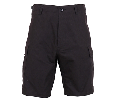 Rothco Black Rip-Stop BDU Shorts - 7047