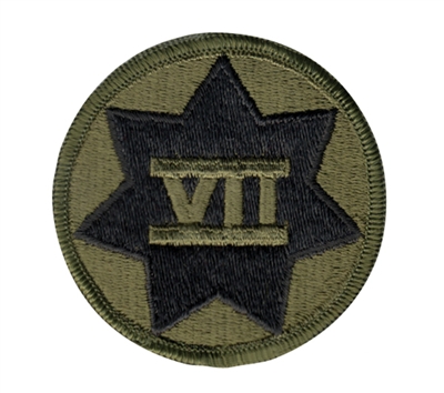 Rothco Subdued 7th Corps Patch - 72135