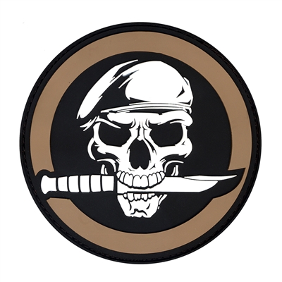 Rothco Military Skull & Knife Morale Patch - 72197