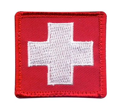 Rothco Red White Cross Patch - 72205